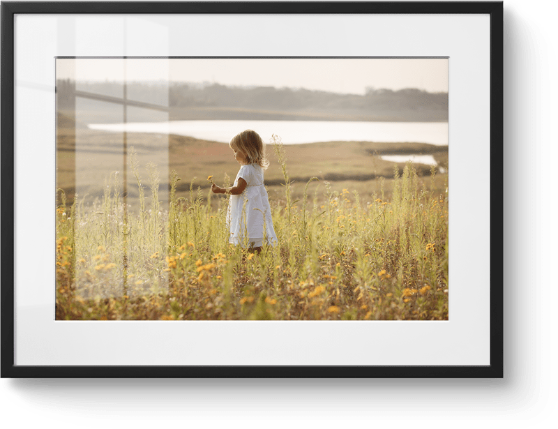 Photo in black frame