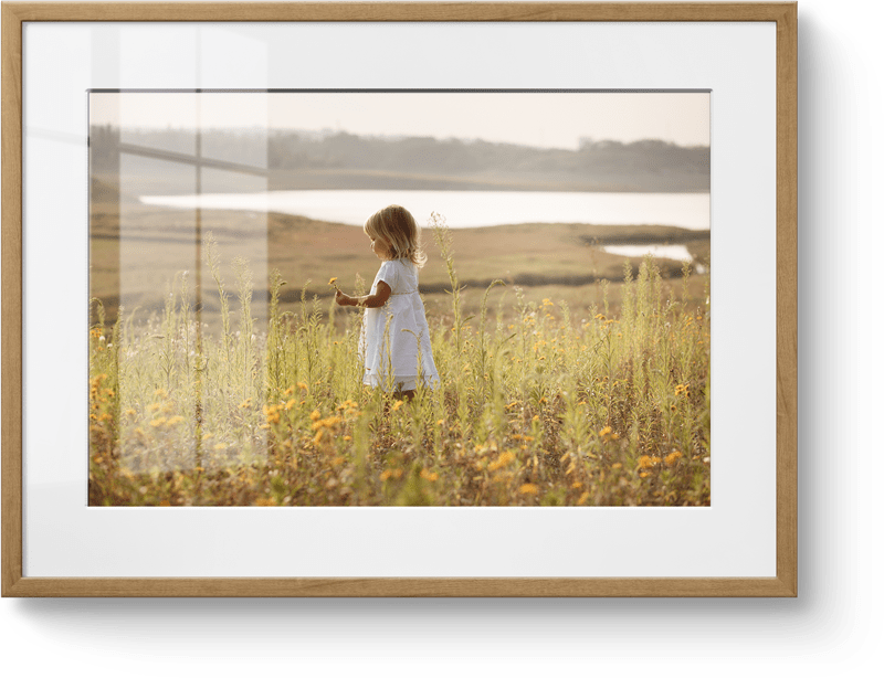 Photo in wooden frame
