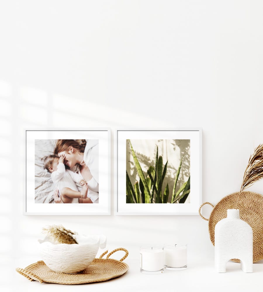 Polymer Frames. Lightweight photo frames that you can quickly and easily stick to your wall!